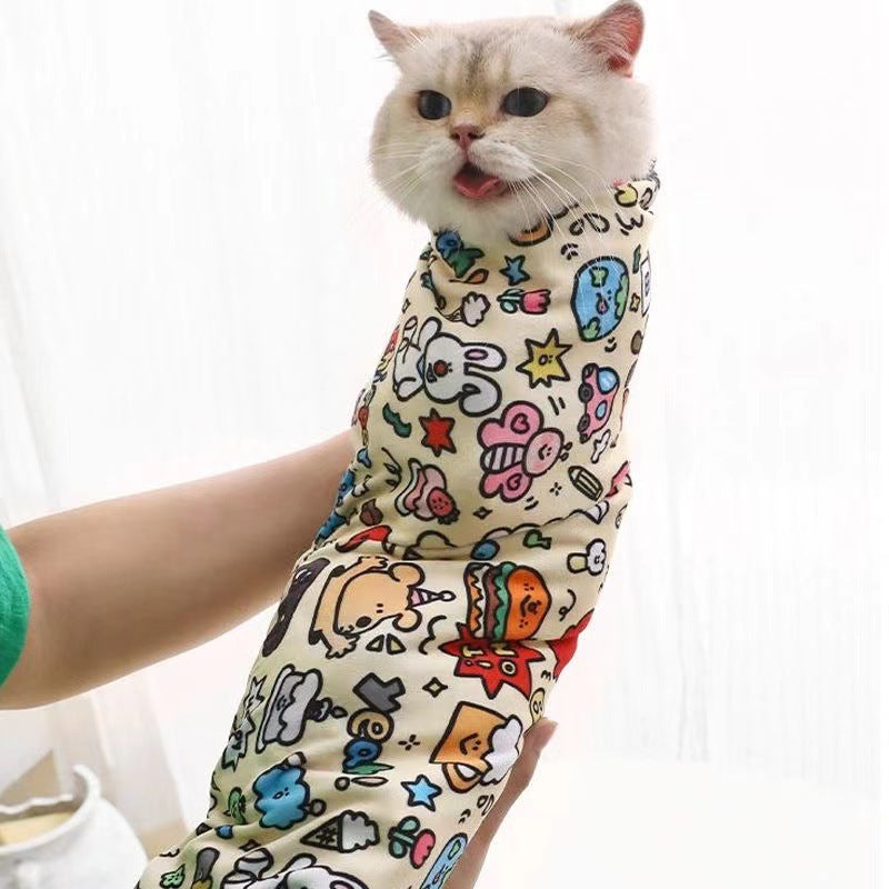 Cat Cloth Towel Simple Cartoon Printed Cat Cloth