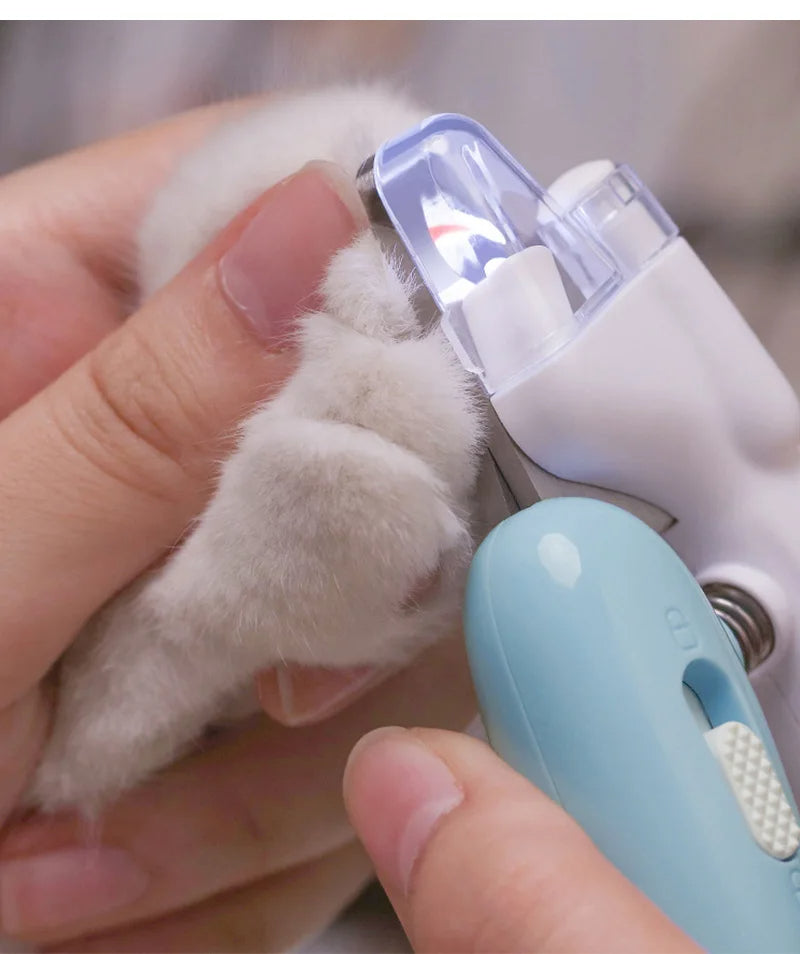 Cat or Dog Electronic Nail Clippers or Grinders with LED Electric Nail Grinder For Super Gentle and Easy Nail Trimming or Cutting