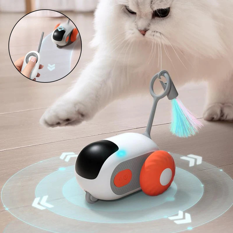 Electronic Cat Toys Are Here That Charge with  One Click of its USB and Add On Feathers and Any Strings And More