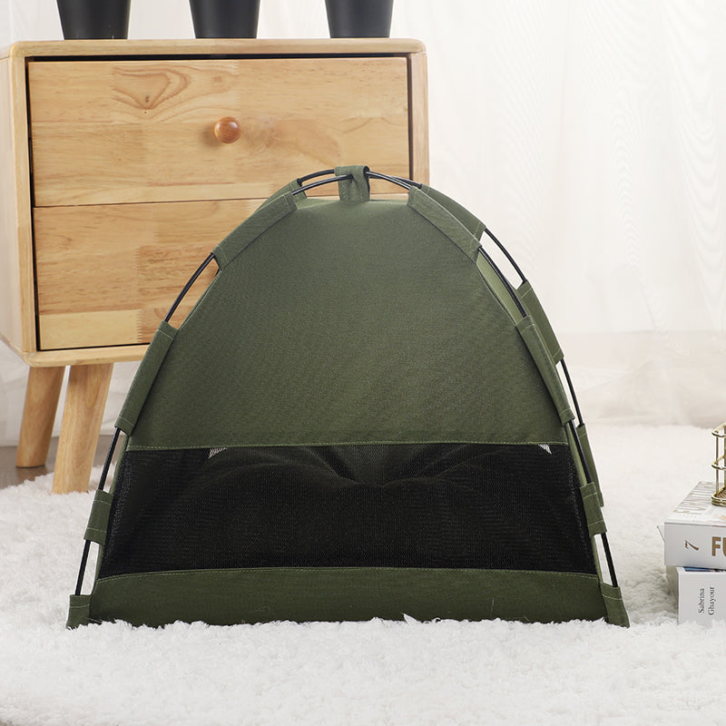 Feline Cat Tent Rugged and Breathable with Cozy Soft Padding Inside