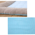 Pet Cooling Pad Bed For Dogs Cats Mat Pet Blanket Ice Silk Material Soft For Summer Sleeping  Blue Breathable