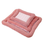 Pet Cooling Pad Bed For Dogs Cats Mat Pet Blanket Ice Silk Material Soft For Summer Sleeping  Blue Breathable