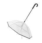 Cat or Dog Transparent Umbrella With Traction Chain Removable Umbrella