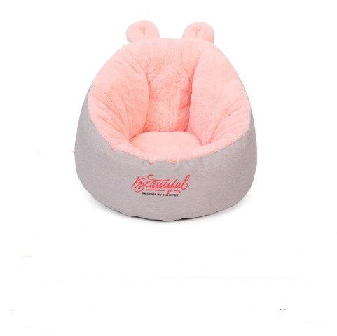 Cat Sleeping Donut Bed Warm and Cuddly Soft