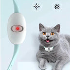 Automatic Cat Smart Laser Toy to Tease and Cat Collar Electric USB Charging Kitten Amusing Toys Interactive Training Pet Items