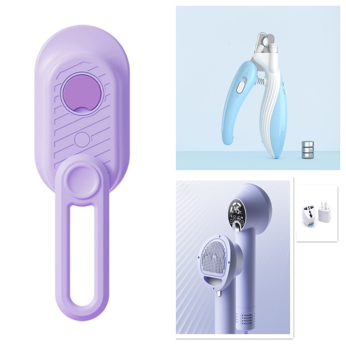 Cat or Dog Electronic Nail Clippers or Grinders with LED Electric Nail Grinder For Super Gentle and Easy Nail Trimming or Cutting