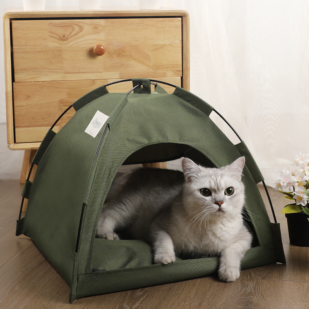 Feline Cat Tent Rugged and Breathable with Cozy Soft Padding Inside