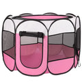 Portable Foldable Pet Fence Sports Pen Cat House