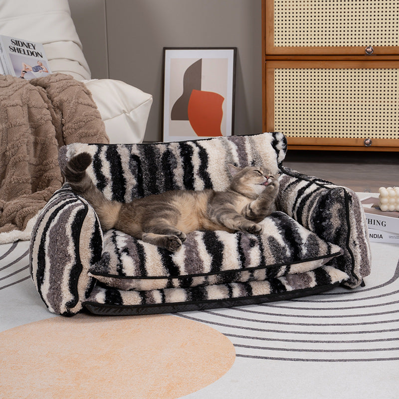 Pet Sofa Fully Removable And Washable Plus Use As a Doghouse or Cathouse