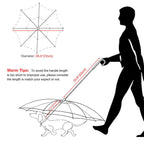Cat or Dog Transparent Umbrella With Traction Chain Removable Umbrella