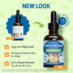 Pet Wellbeing - Smooth BM Gold for Cats - Natural Constipation Support for Felines - 2oz (59ml)