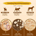 Freeze Dried Chicken for Cat & Dog Treats,Pet Training Dehydrated Snack for Dogs,Natural Single Ingredient High Protein Chicken Breast Snacks,Jerky Chews for Dog Train & Reward