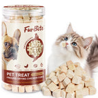 Freeze Dried Chicken for Cat & Dog Treats,Pet Training Dehydrated Snack for Dogs,Natural Single Ingredient High Protein Chicken Breast Snacks,Jerky Chews for Dog Train & Reward