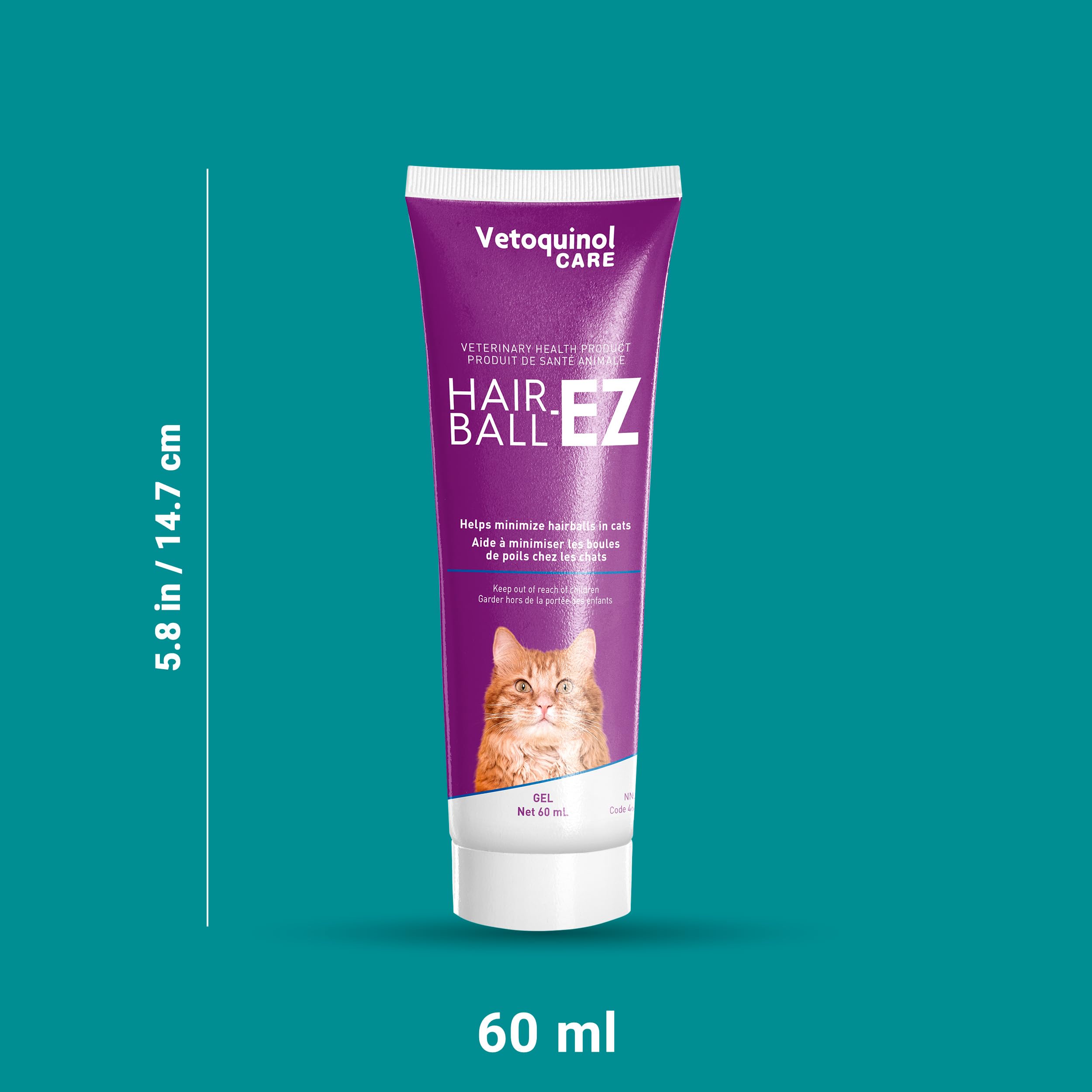 Vetoquinol Hairball-EZ – Veterinary Health Product – Helps Minimize Hairballs in Cats (Tuna)