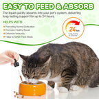 Constipation Relief for Cat, 100% Natural Cat Constipation Treatment with 6 Probiotics for Cats Stool Softeners, Cats Laxative Constipation Relief, Promotes Digestive & Gut Health, 2.02 fl Oz