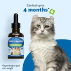 Pet Wellbeing - Smooth BM Gold for Cats - Natural Constipation Support for Felines - 2oz (59ml)