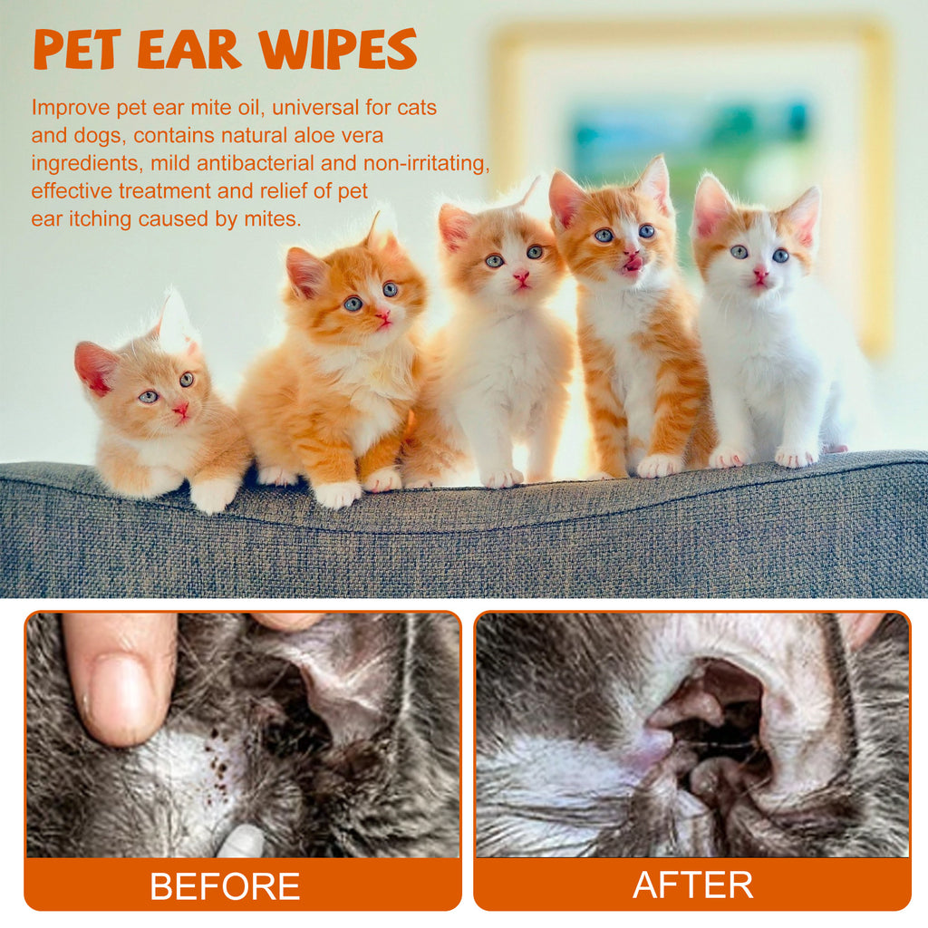 Cat Wipes Gentle Nourishing Cleaning Soft Wipes