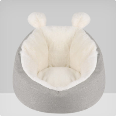 Cat Sleeping Donut Bed Warm and Cuddly Soft