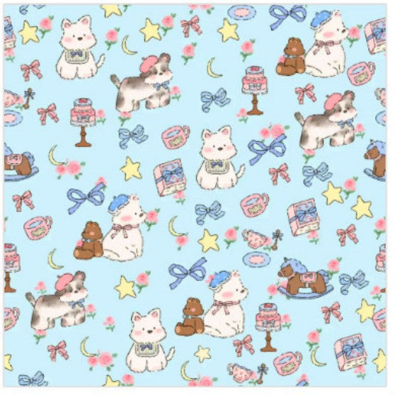 Cat Cloth Towel Simple Cartoon Printed Cat Cloth