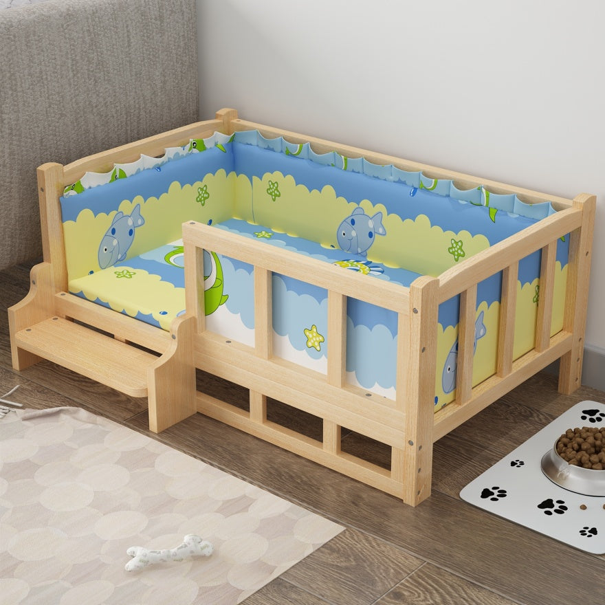 Cat Bed Under Nightstand Integrated DIY Pet, Dog and Cat Bed Nest