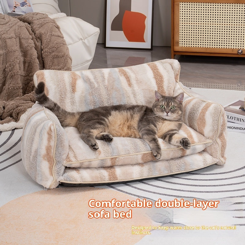 Pet Sofa Fully Removable And Washable Plus Use As a Doghouse or Cathouse
