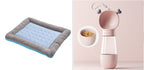 Pet Cooling Pad Bed For Dogs Cats Mat Pet Blanket Ice Silk Material Soft For Summer Sleeping  Blue Breathable