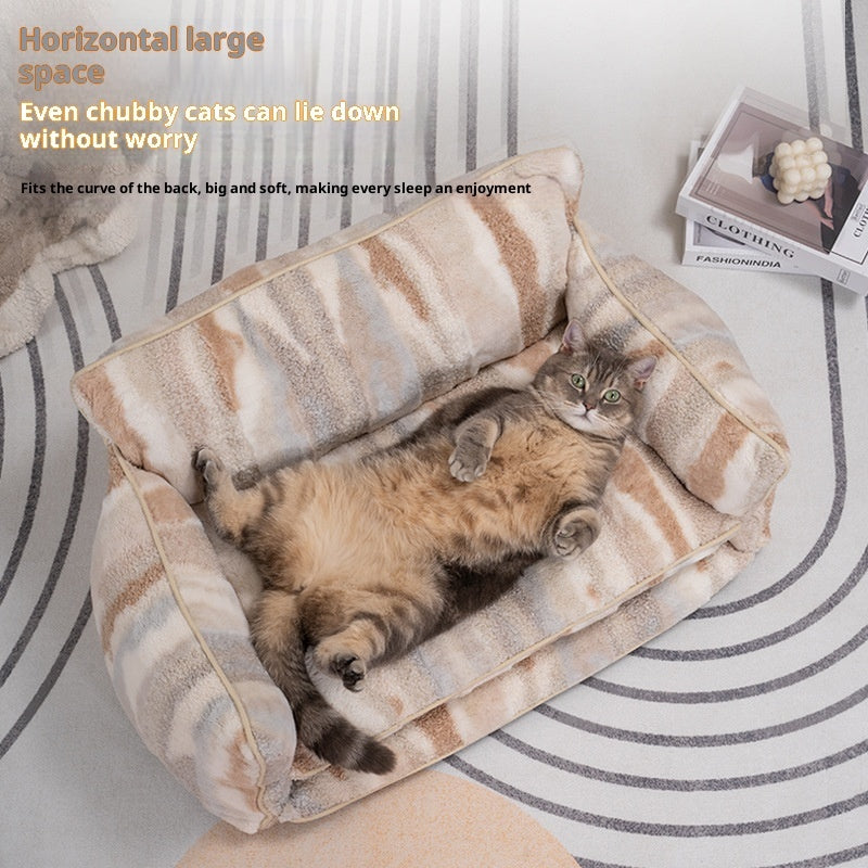 Pet Sofa Fully Removable And Washable Plus Use As a Doghouse or Cathouse