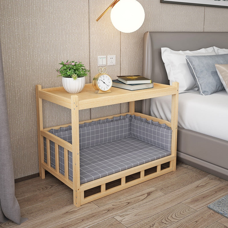 Cat Bed Under Nightstand Integrated DIY Pet, Dog and Cat Bed Nest