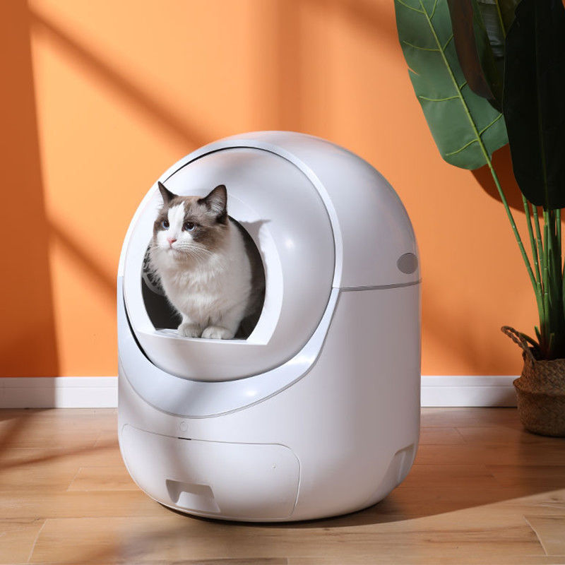 Electronic Kitty Litter Box with Emergency Shutoff and Real Time Monitoring plus even Electronic Deodorant