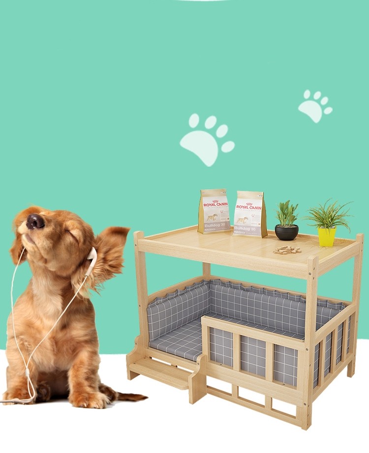 Cat Bed Under Nightstand Integrated DIY Pet, Dog and Cat Bed Nest