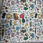 Cat Cloth Towel Simple Cartoon Printed Cat Cloth