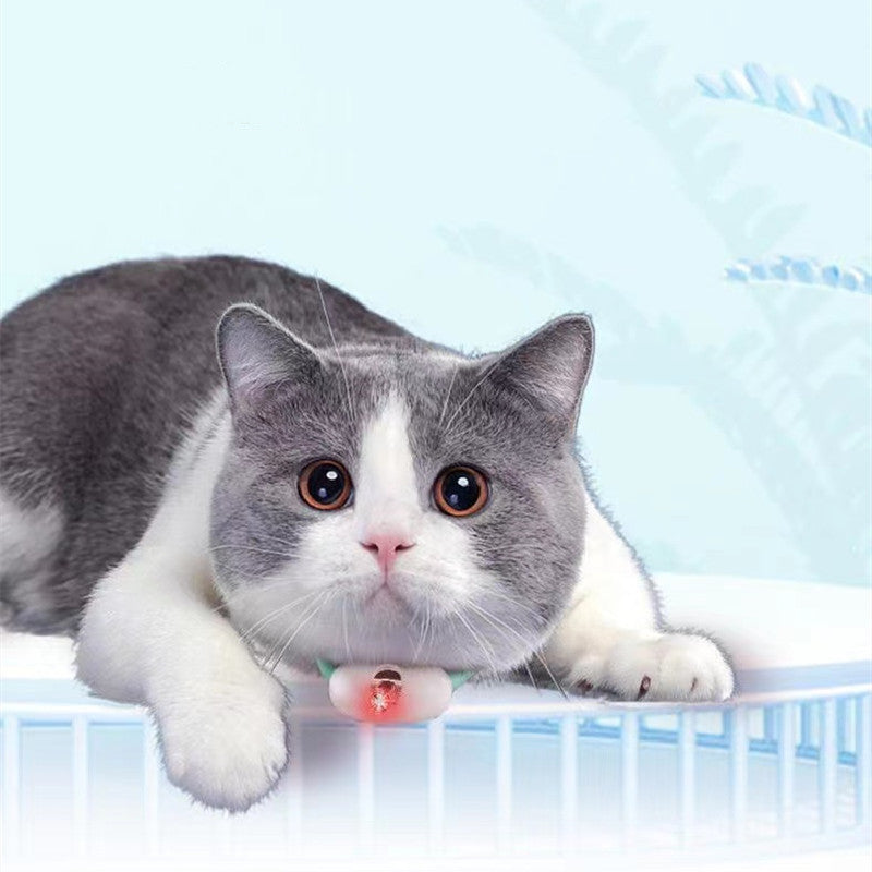 Automatic Cat Smart Laser Toy to Tease and Cat Collar Electric USB Charging Kitten Amusing Toys Interactive Training Pet Items