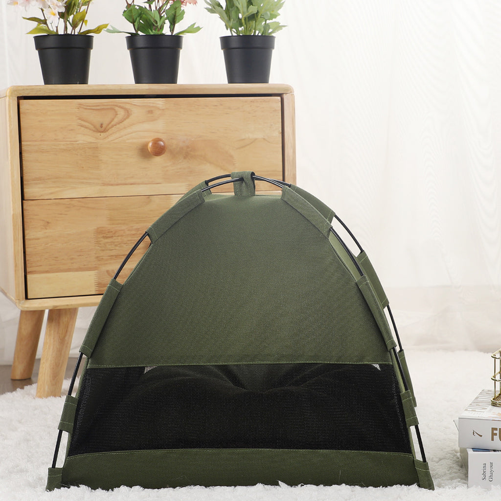 Feline Cat Tent Rugged and Breathable with Cozy Soft Padding Inside