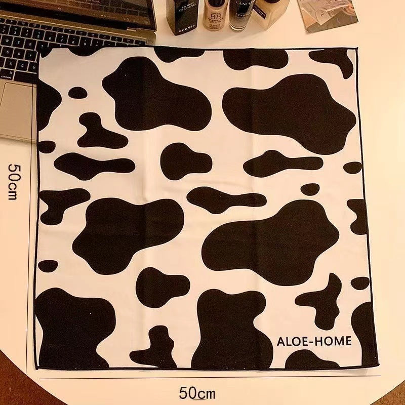 Cat Cloth Towel Simple Cartoon Printed Cat Cloth