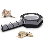 Cat or Dog Tent Both Removable or Foldable With Comfortable Touch Multifunctional For Indoor or Outdoor Napping or Babysitting Tool From Tunnel to Tent Only