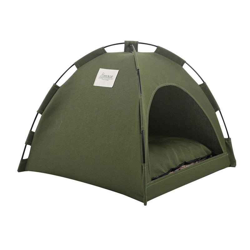 Feline Cat Tent Rugged and Breathable with Cozy Soft Padding Inside