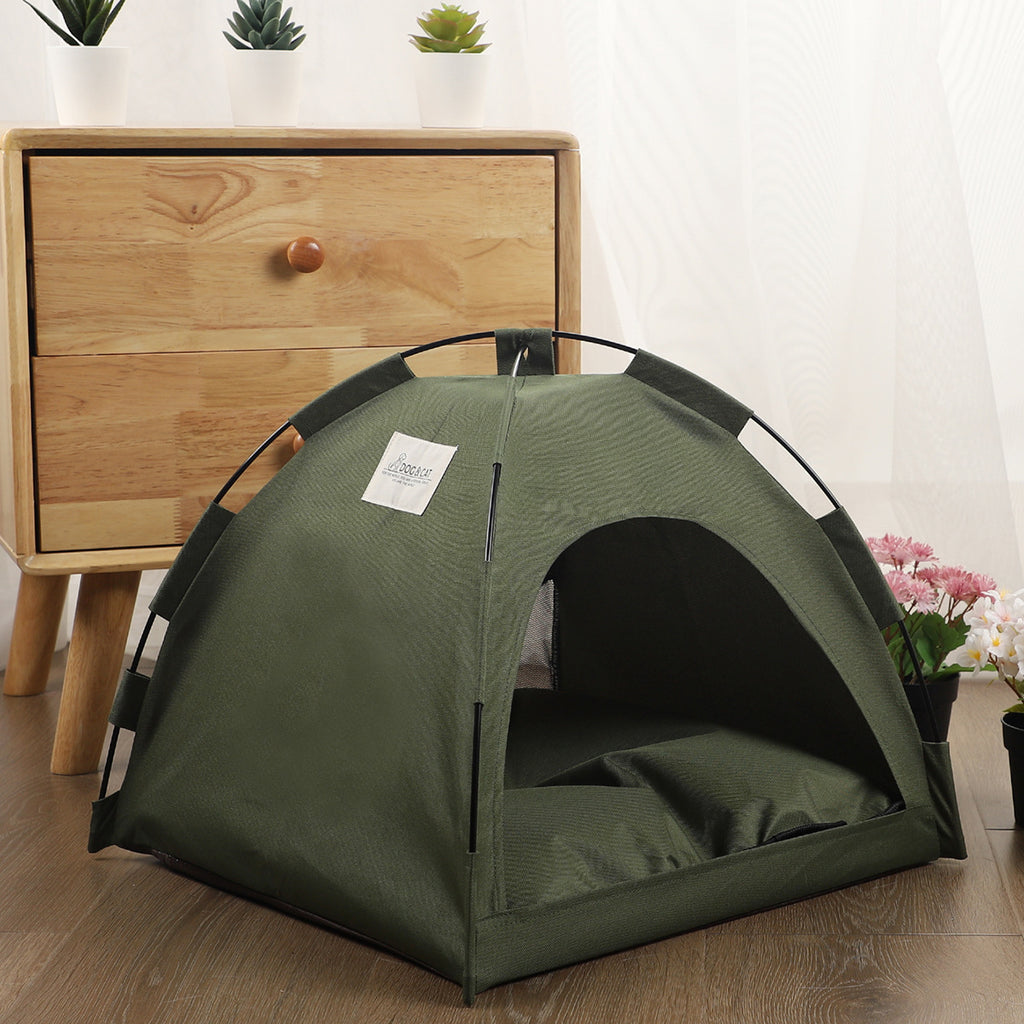 Feline Cat Tent Rugged and Breathable with Cozy Soft Padding Inside