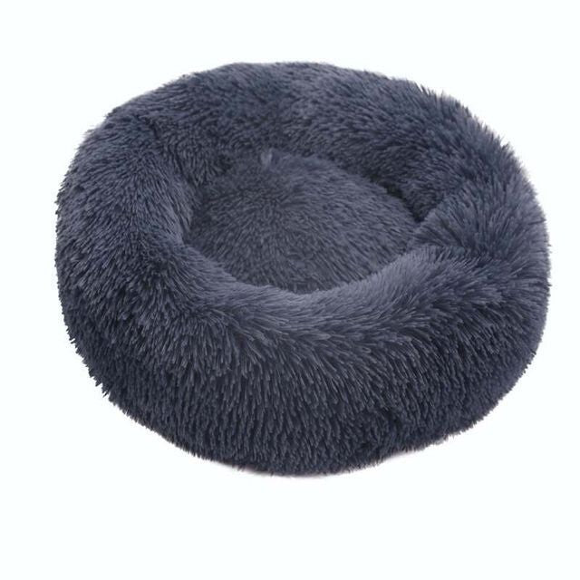 The Most Luxurious Round and Puffy Fluffed Up Cat Bed Ever