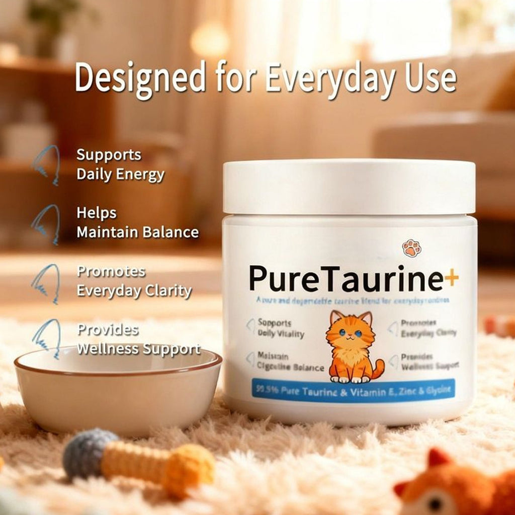 Taurine for Cats Taurine Powder Supplement 200g Nutrition Cat Digestive Support