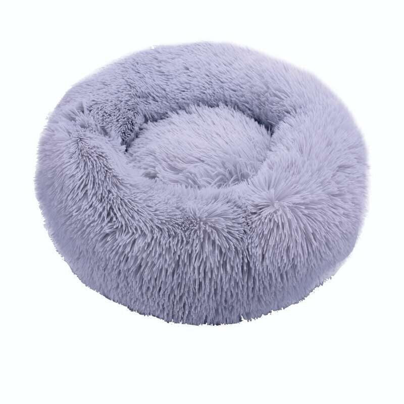 The Most Luxurious Round and Puffy Fluffed Up Cat Bed Ever