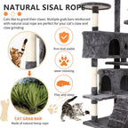 Multi Level Cat Tree Tower Furniture Activity Center with Scratching Posts