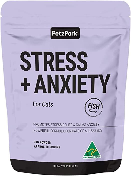 Cat Stress & Anxiety Calming Supplement - Feline Relax Powder 90G grams