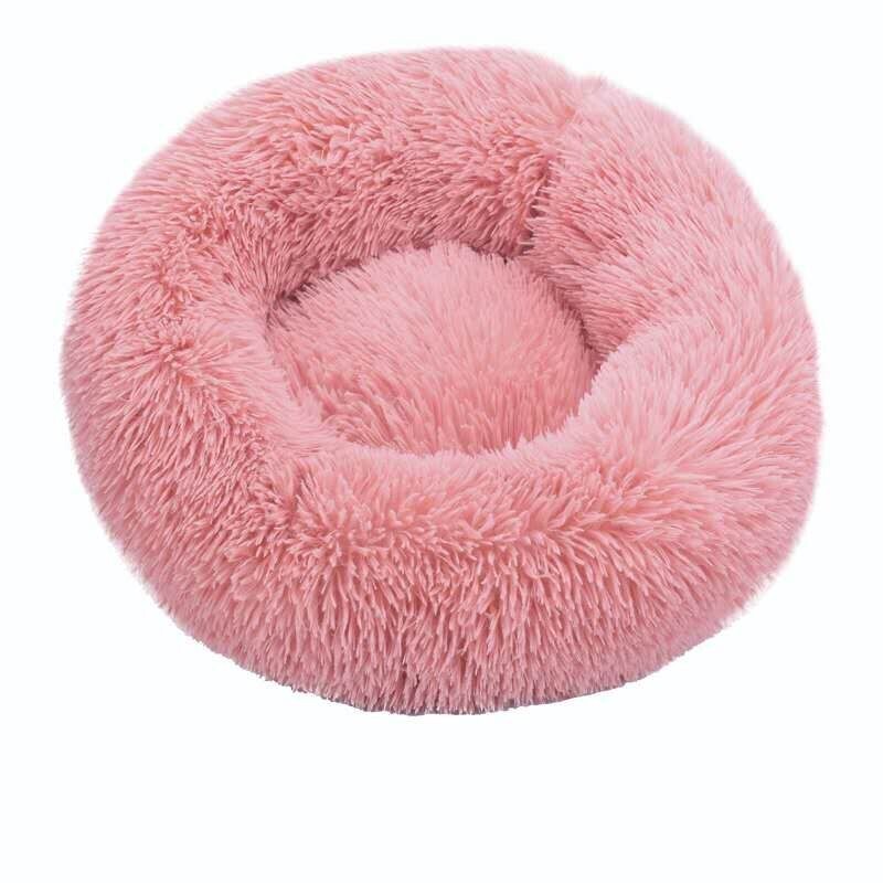 The Most Luxurious Round and Puffy Fluffed Up Cat Bed Ever